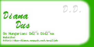 diana dus business card